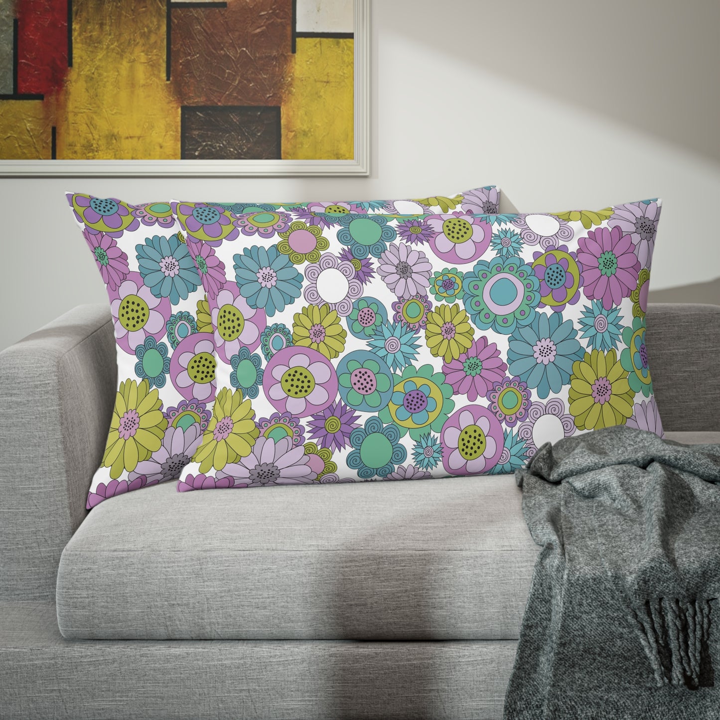 Vintage Posies Pillow Sham
