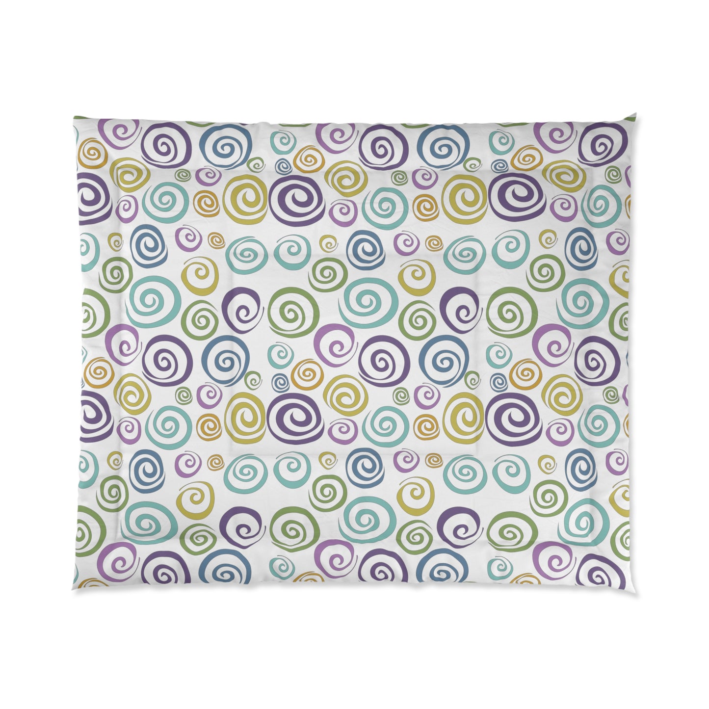 Multi Color Swirls Comforter