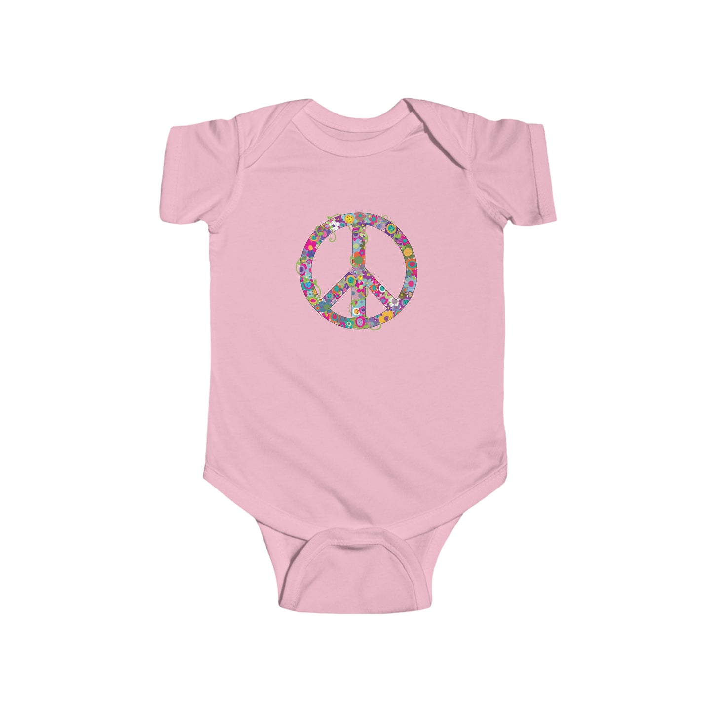 Peaceful Posies Infant Fine Jersey Bodysuit