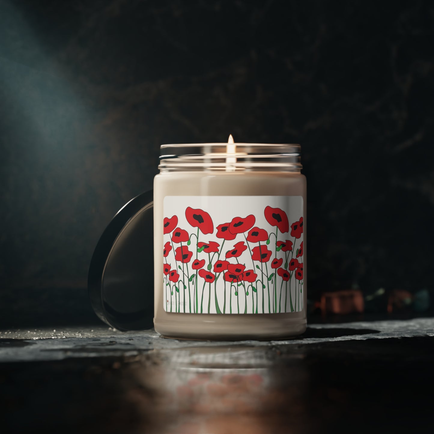 Poppy Fields Forever Soy Candle, 9oz