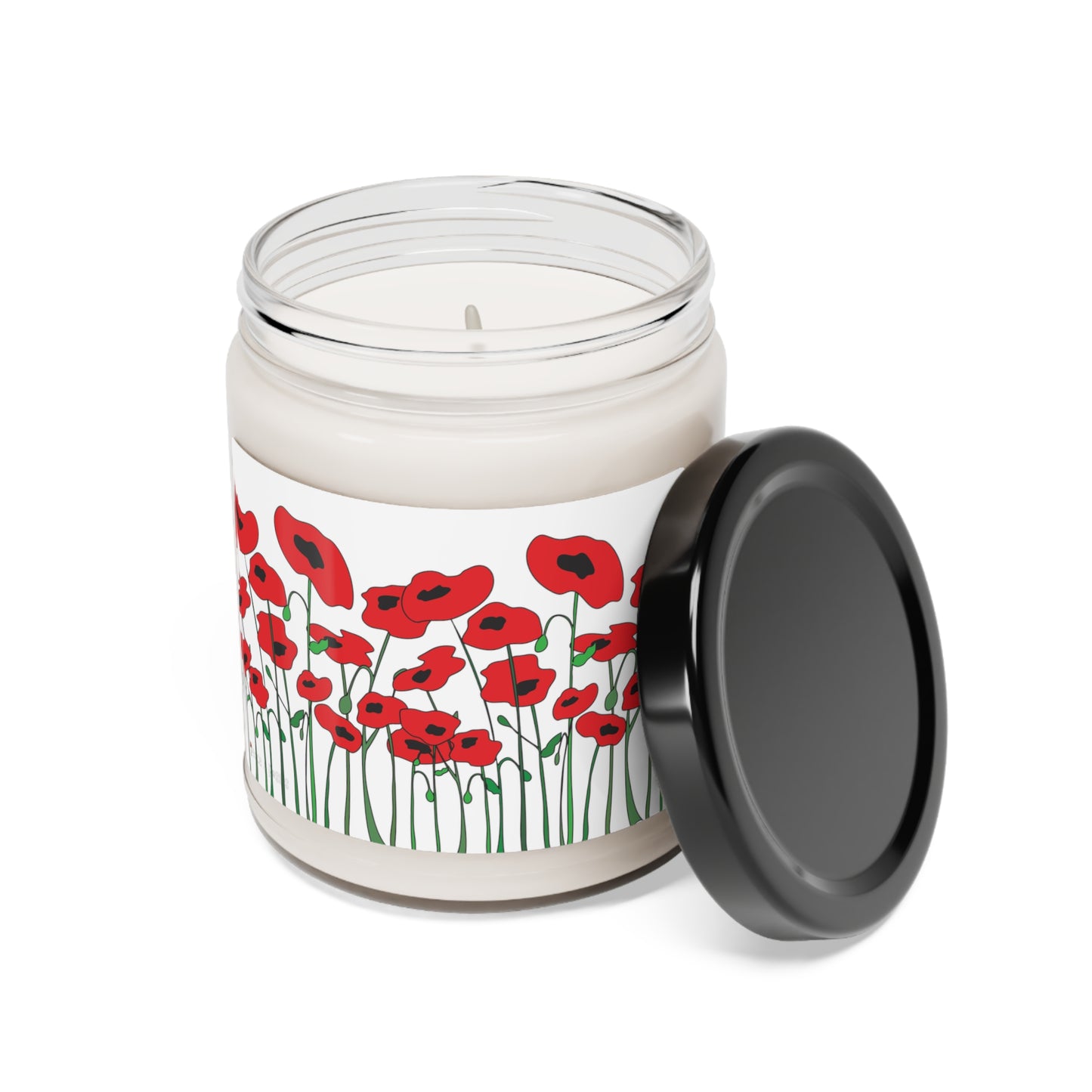 Poppy Fields Forever Soy Candle, 9oz