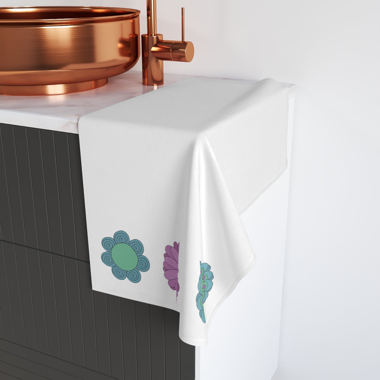 Vintage Posies Hand Towel