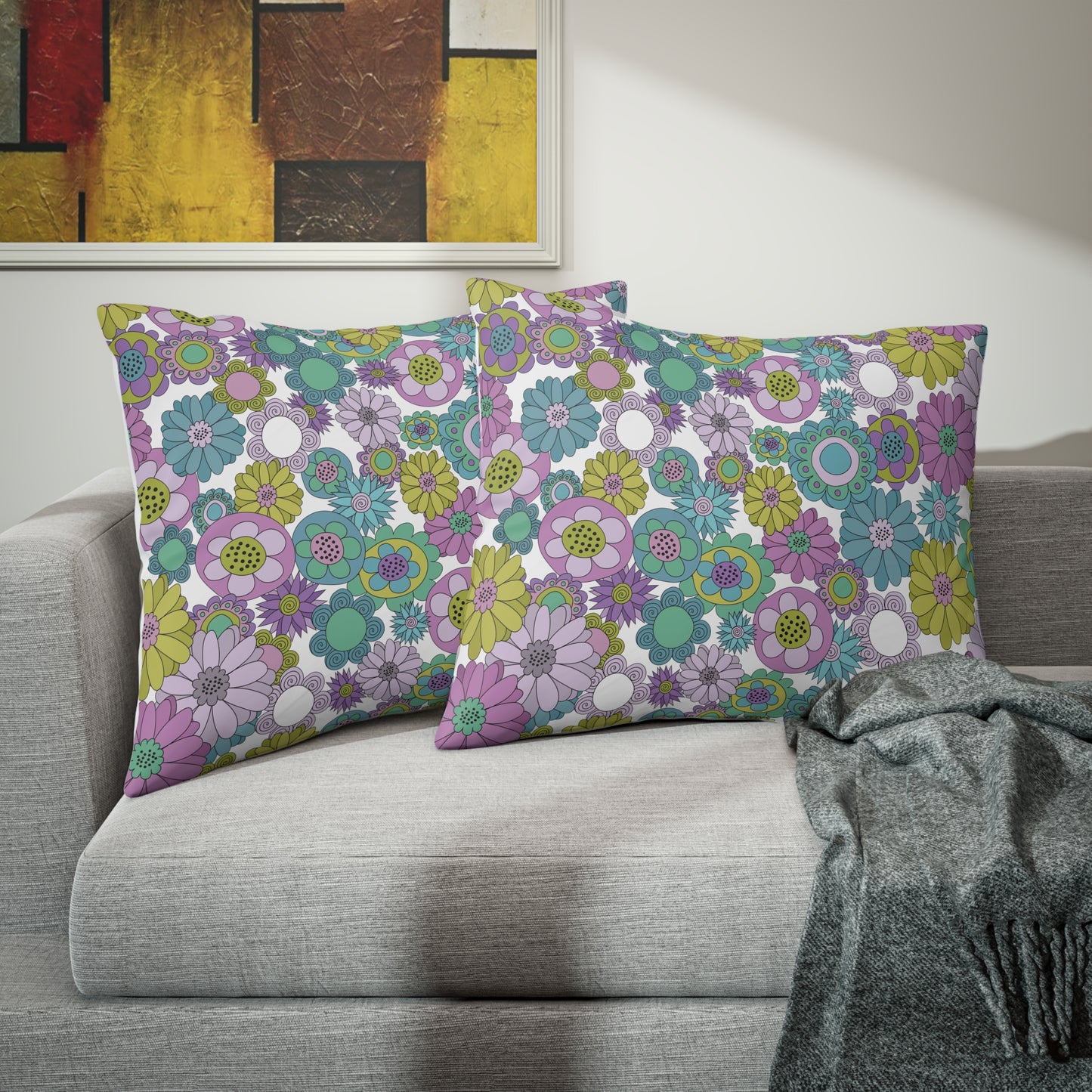 Vintage Posies Pillow Sham