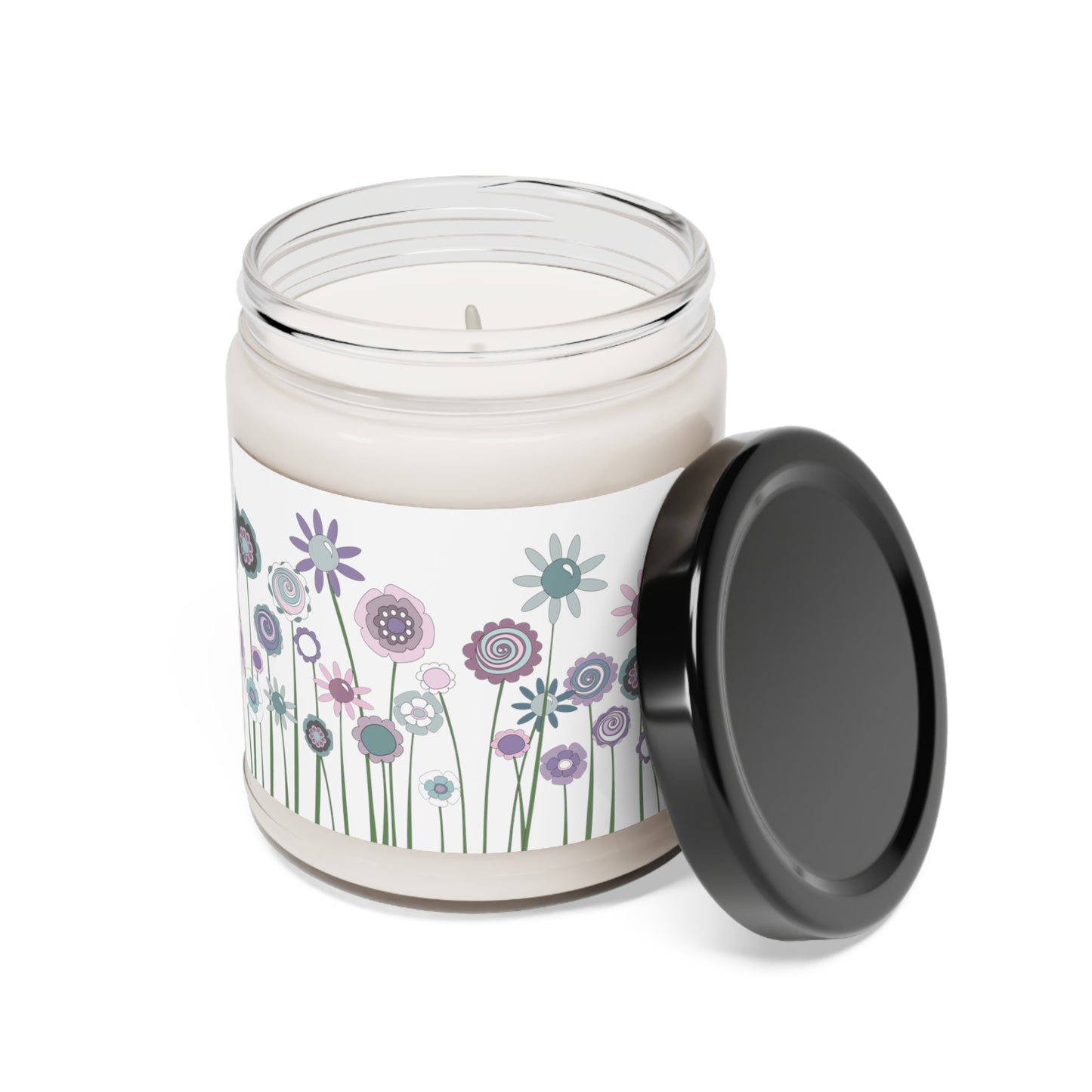 Pastel Posies Soy Candle, 9oz