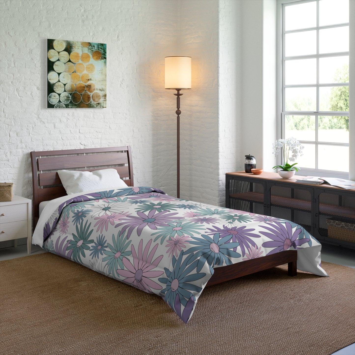 Pastel Daisy's Comforter