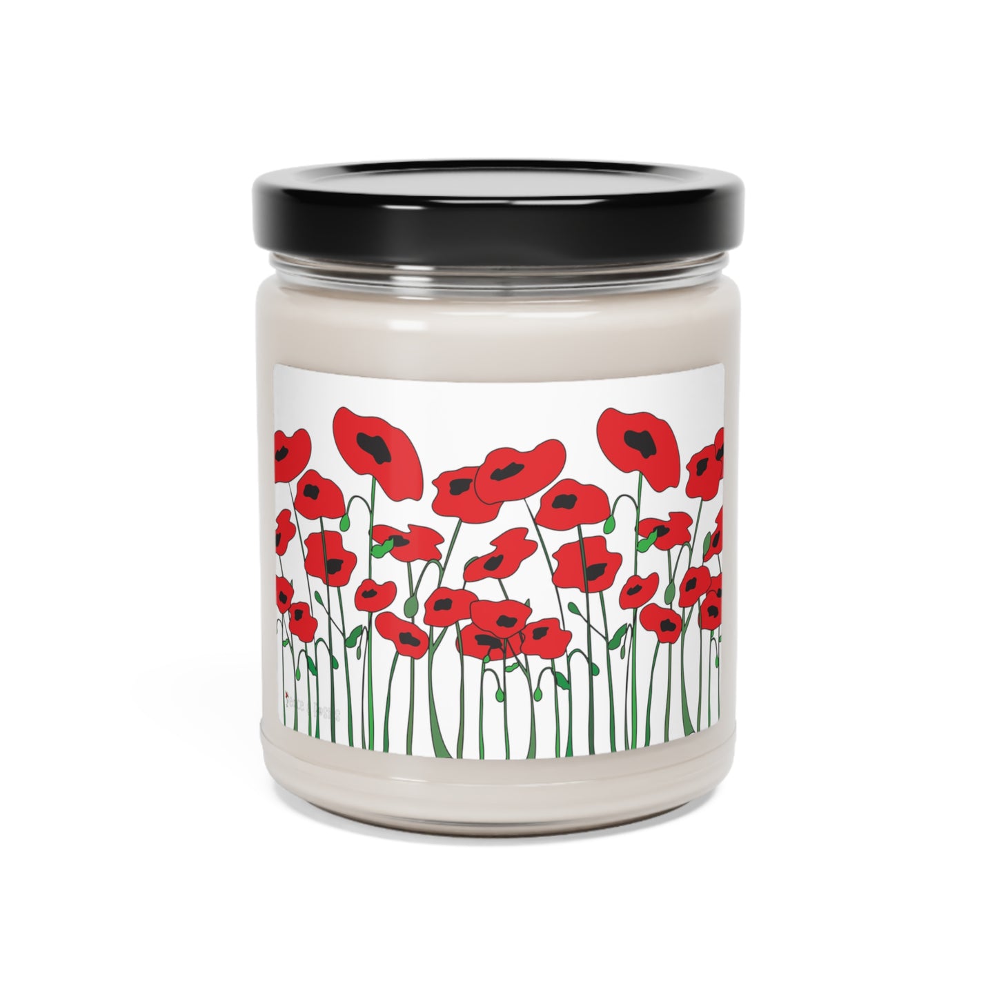 Poppy Fields Forever Soy Candle, 9oz