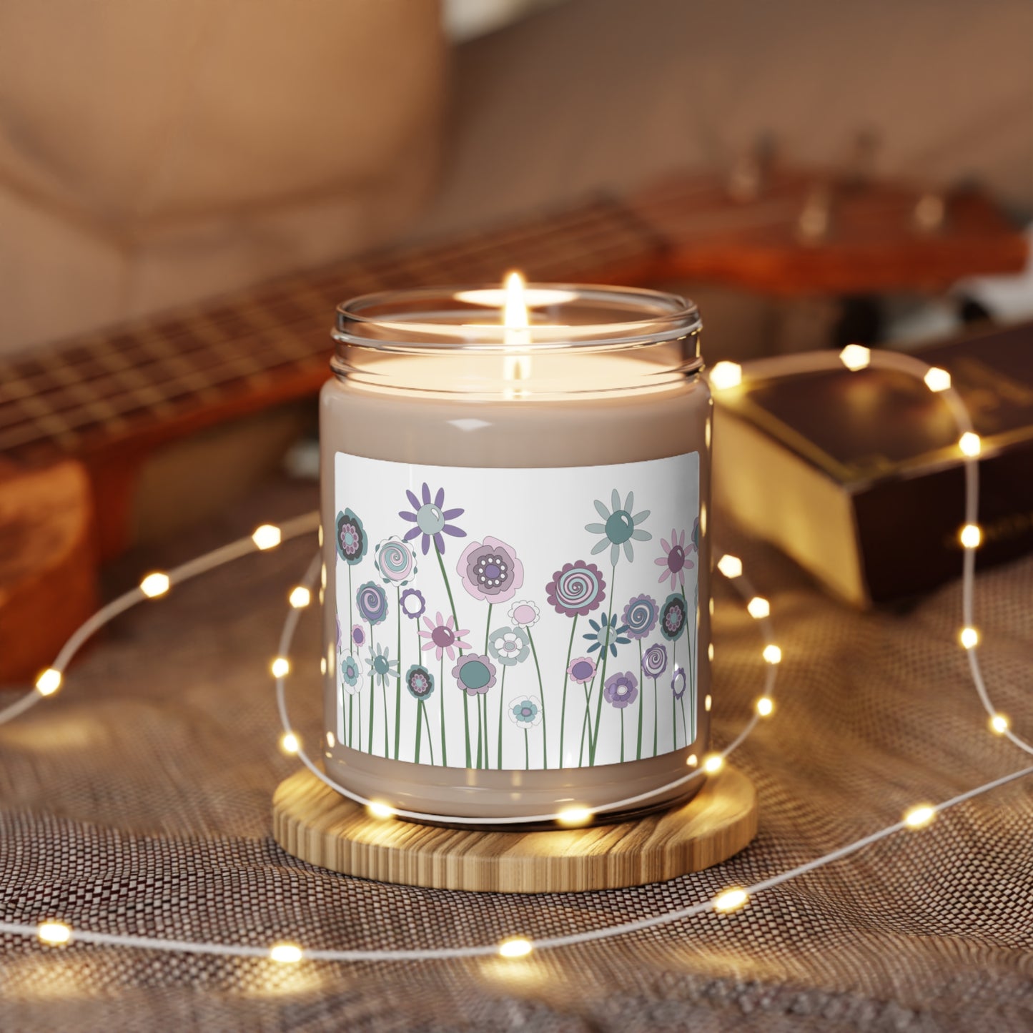 Pastel Posies Soy Candle, 9oz