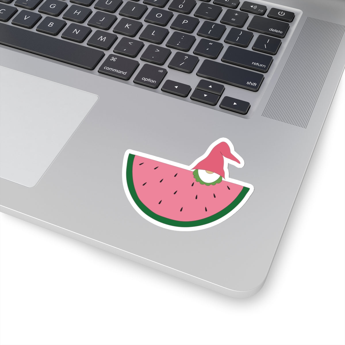 Watermelon Gnome Kiss-Cut Sticker