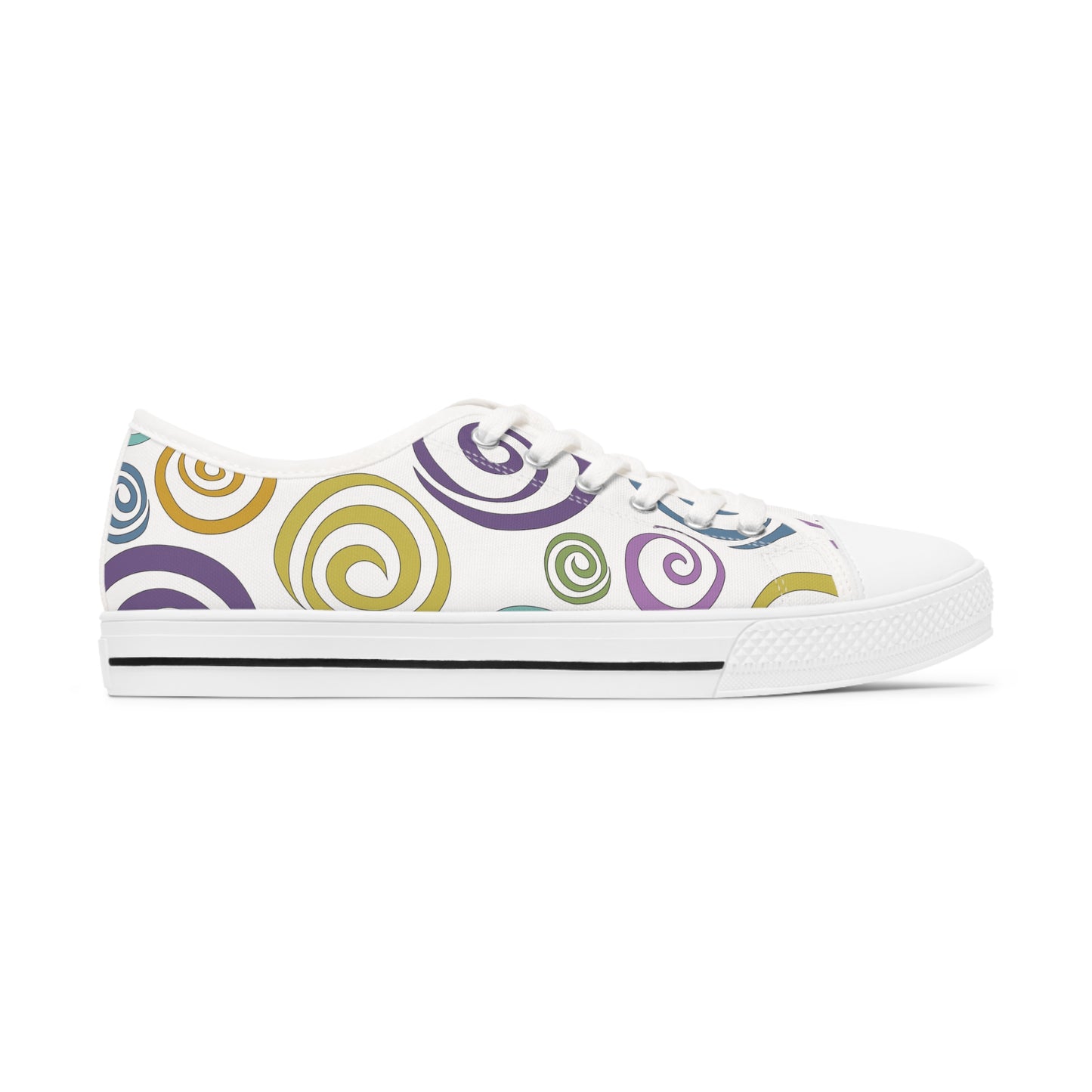 Swirls of Color Low Top Sneakers