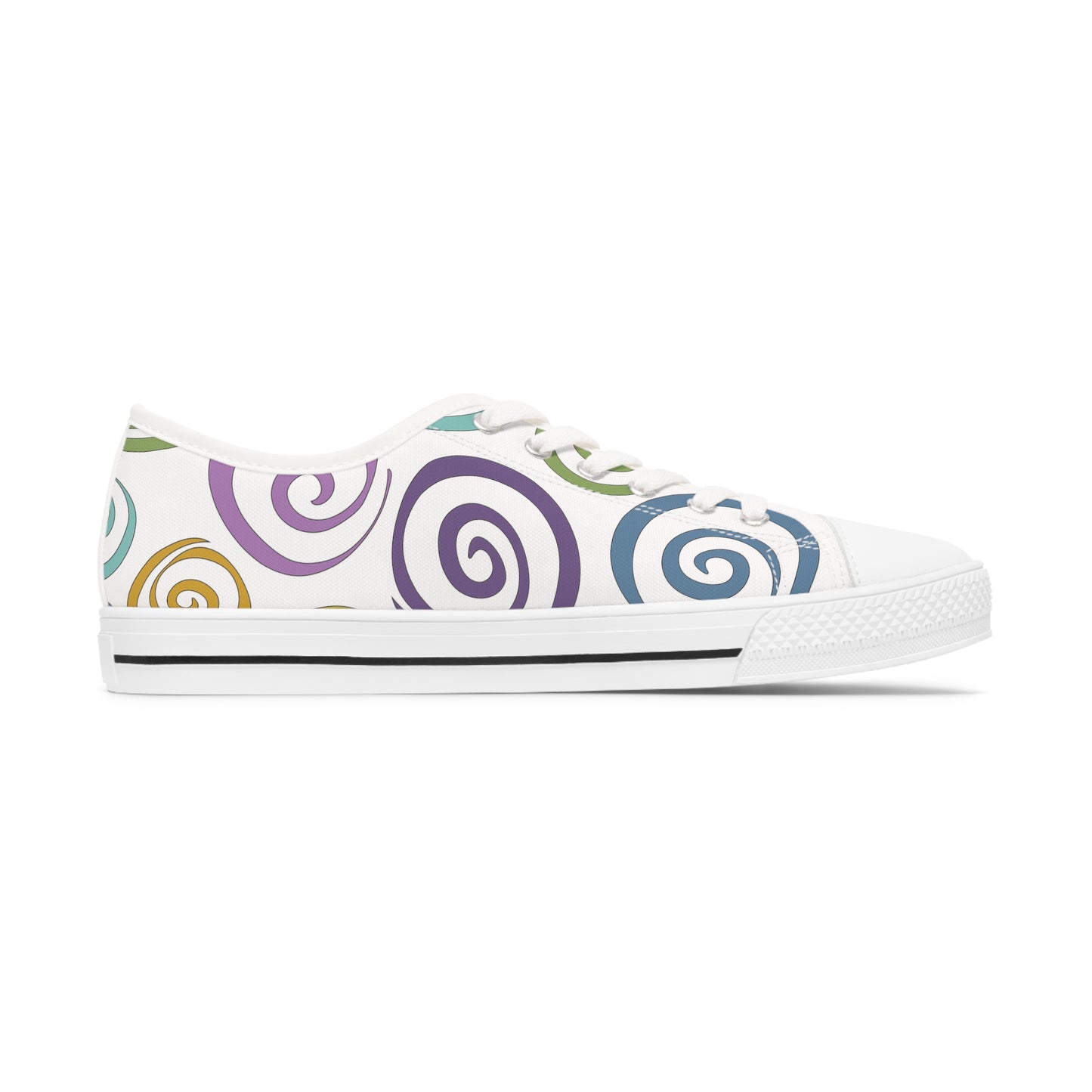 Swirls of Color Low Top Sneakers