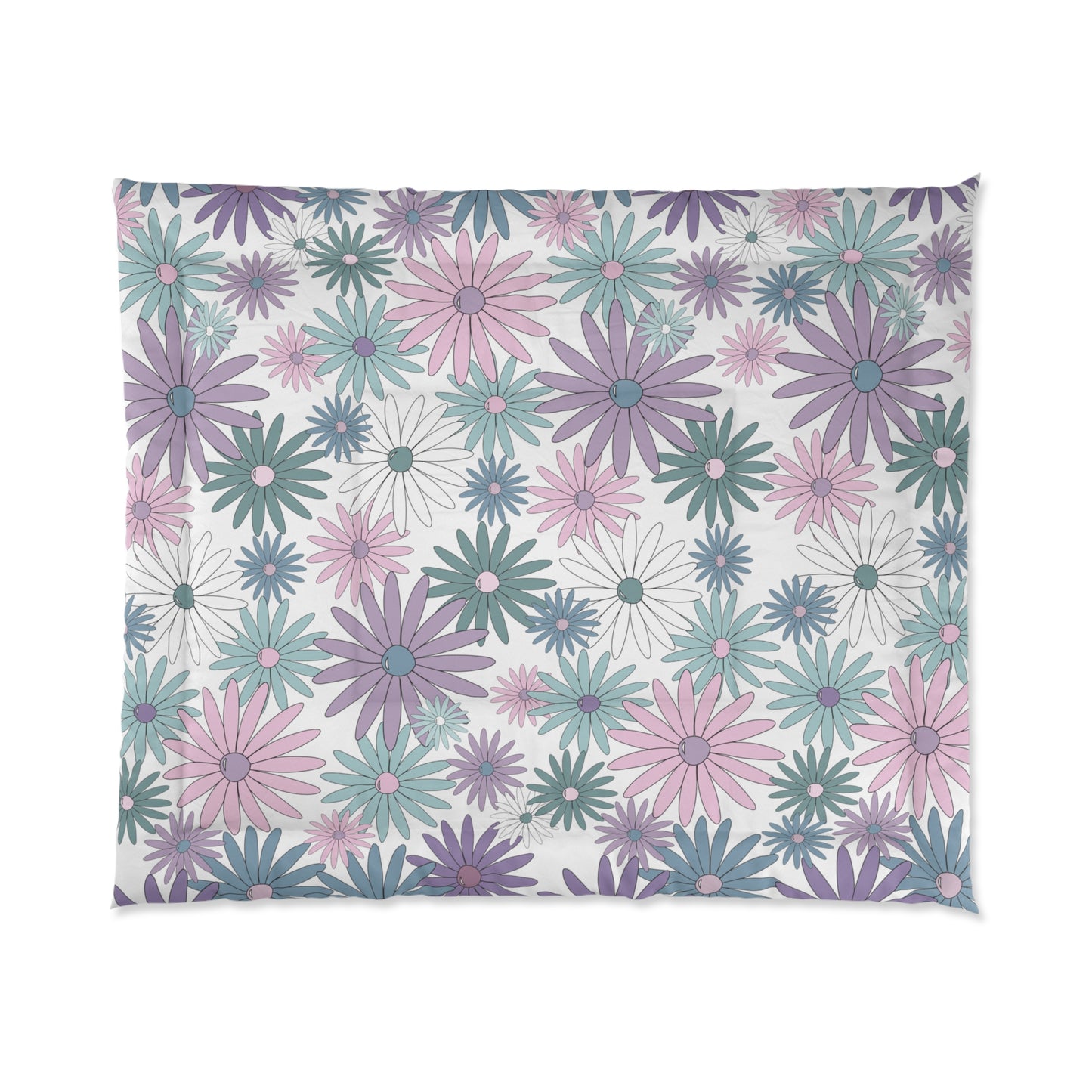 Pastel Daisy's Comforter