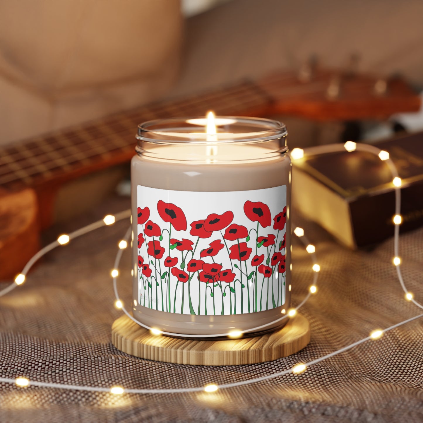 Poppy Fields Forever Soy Candle, 9oz