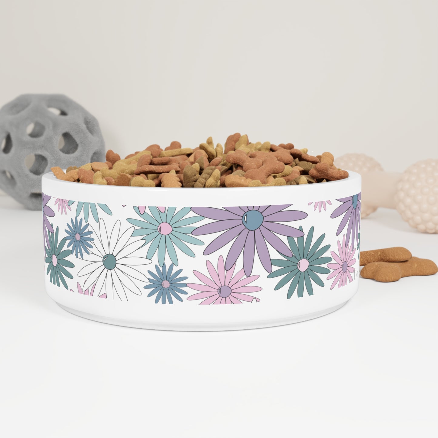 Pastel Daisy's Pet Bowl