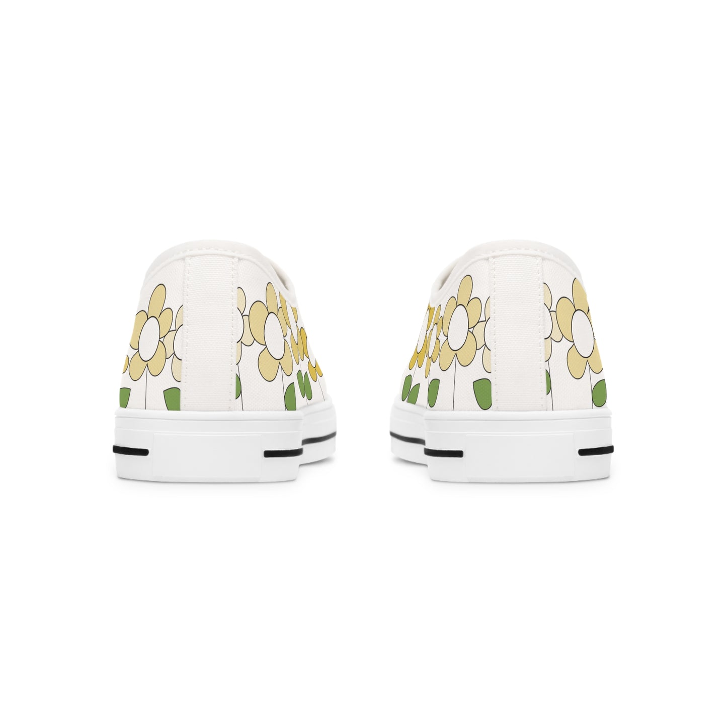 Yellow Daisy Low Top Sneakers