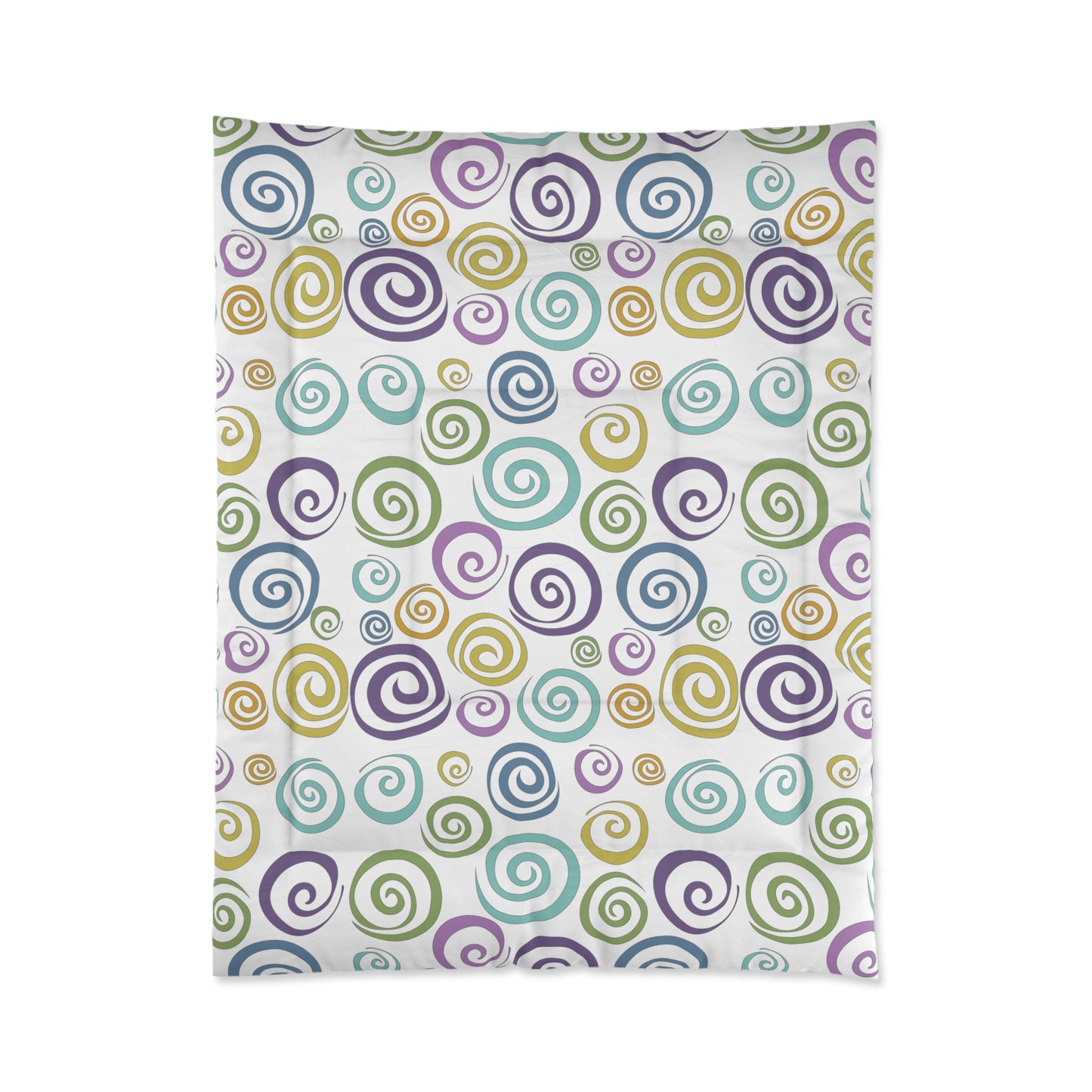Multi Color Swirls Comforter