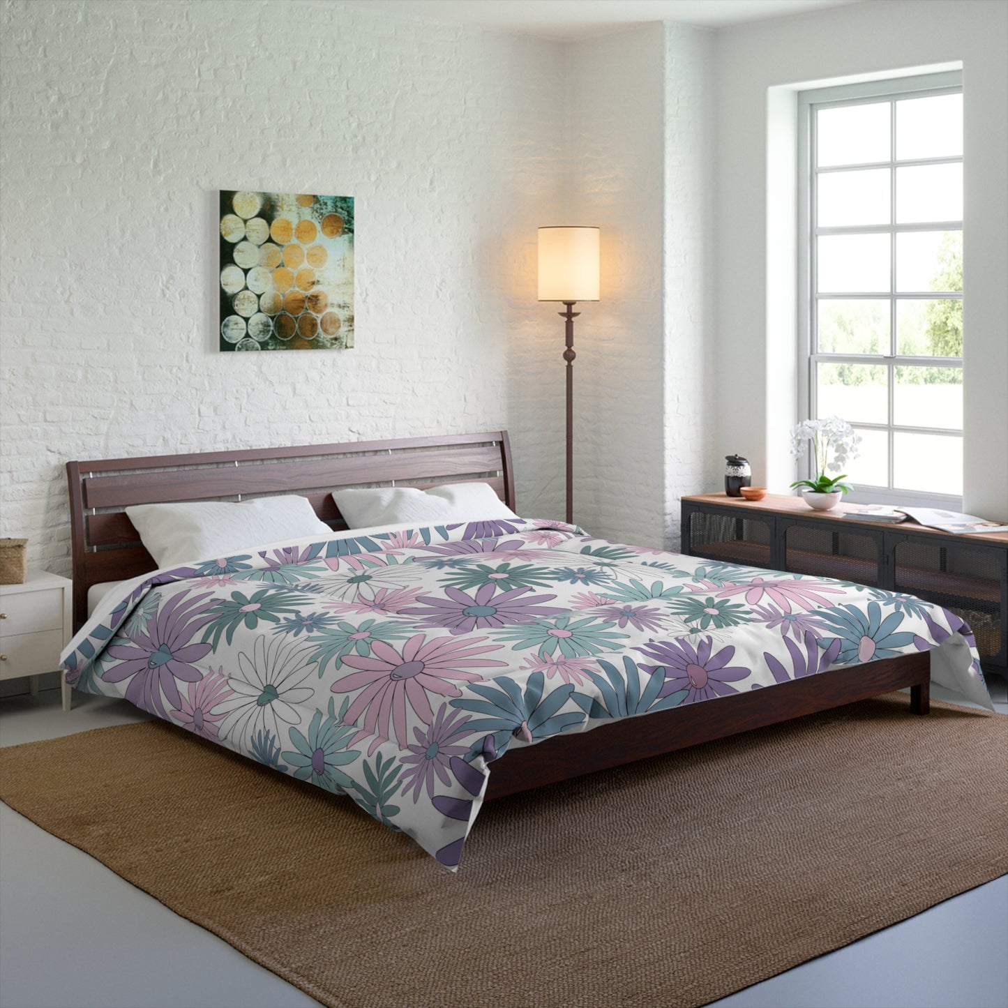Pastel Daisy's Comforter