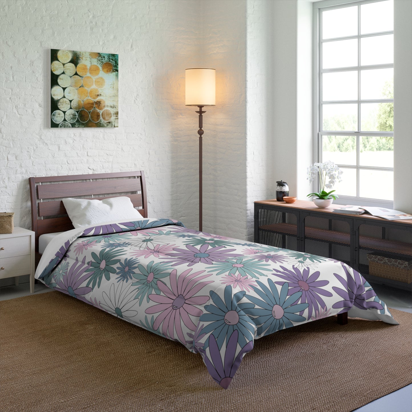 Pastel Daisy's Comforter