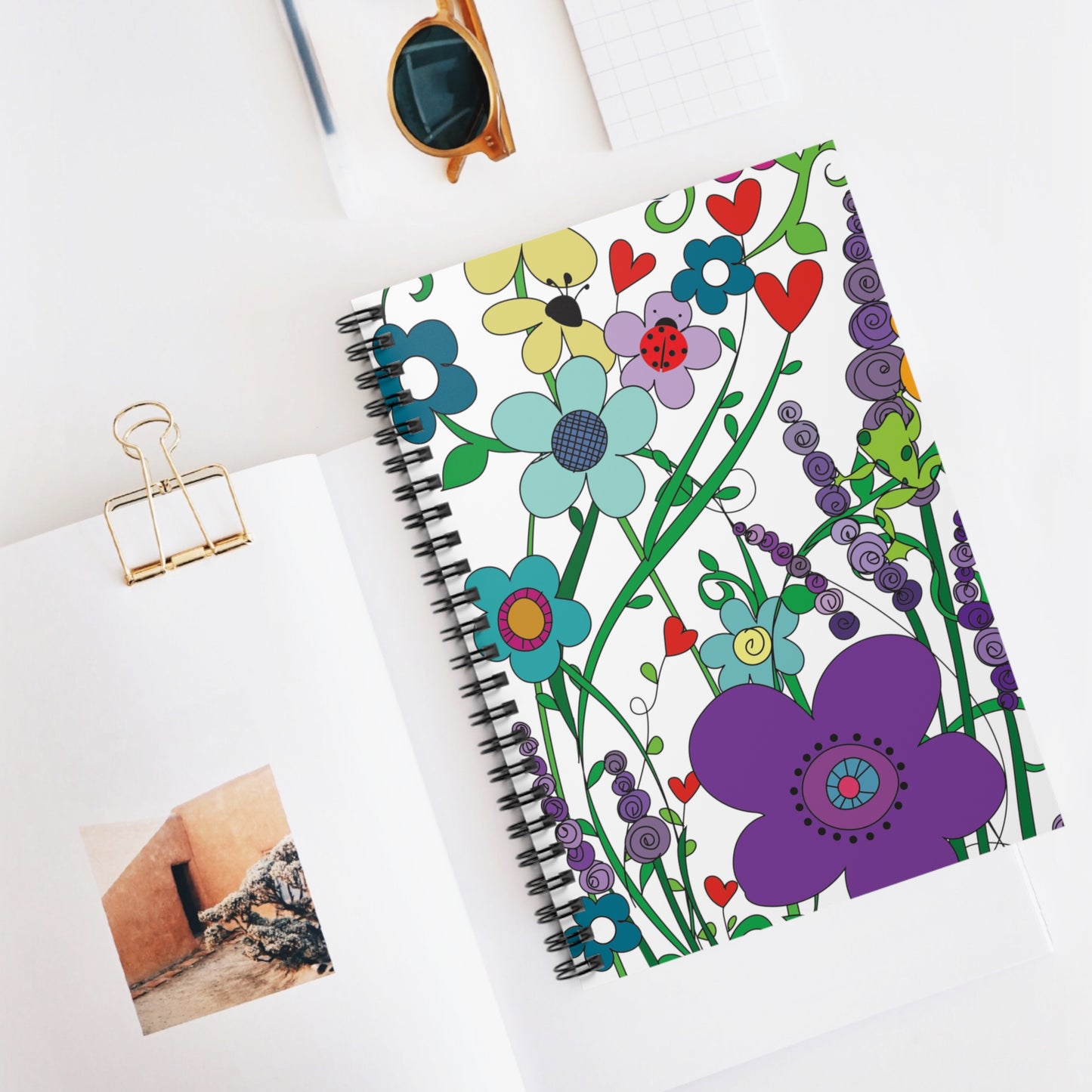 Posies & More Spiral Notebook