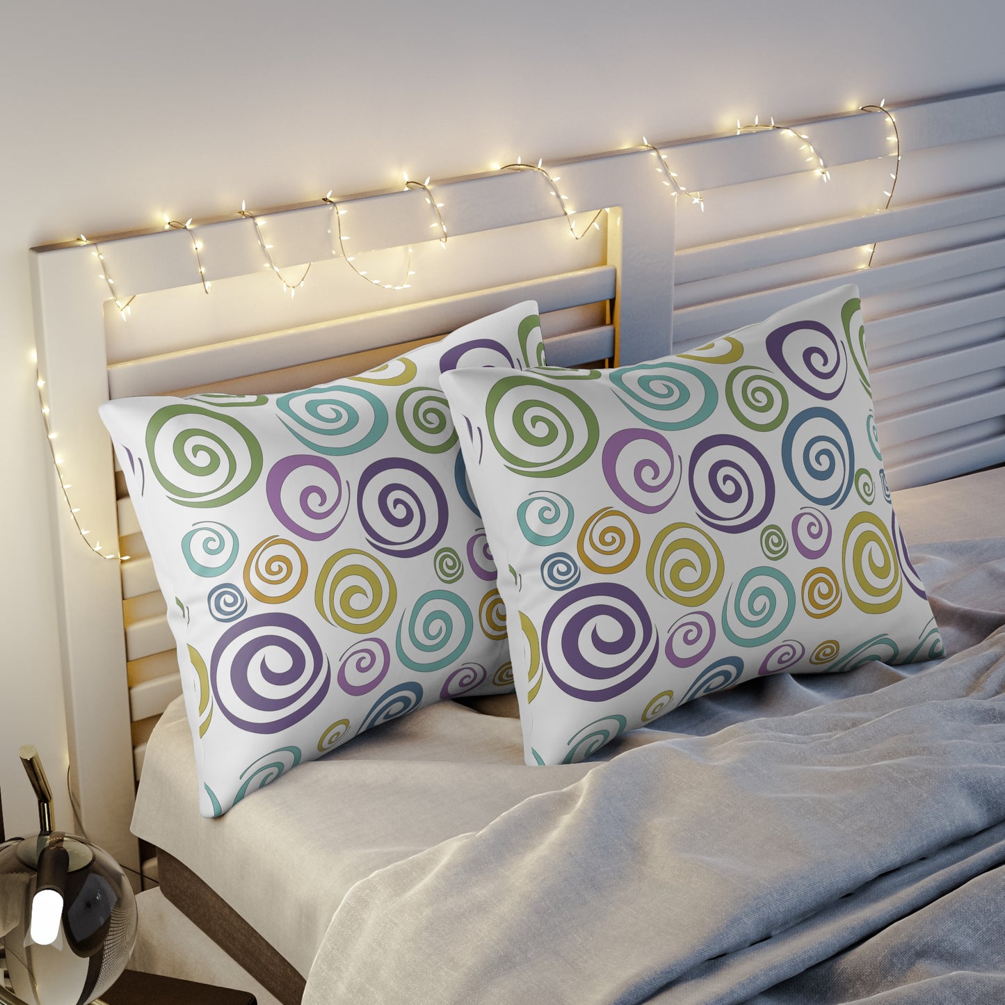Multi Color Swirls Pillow Sham