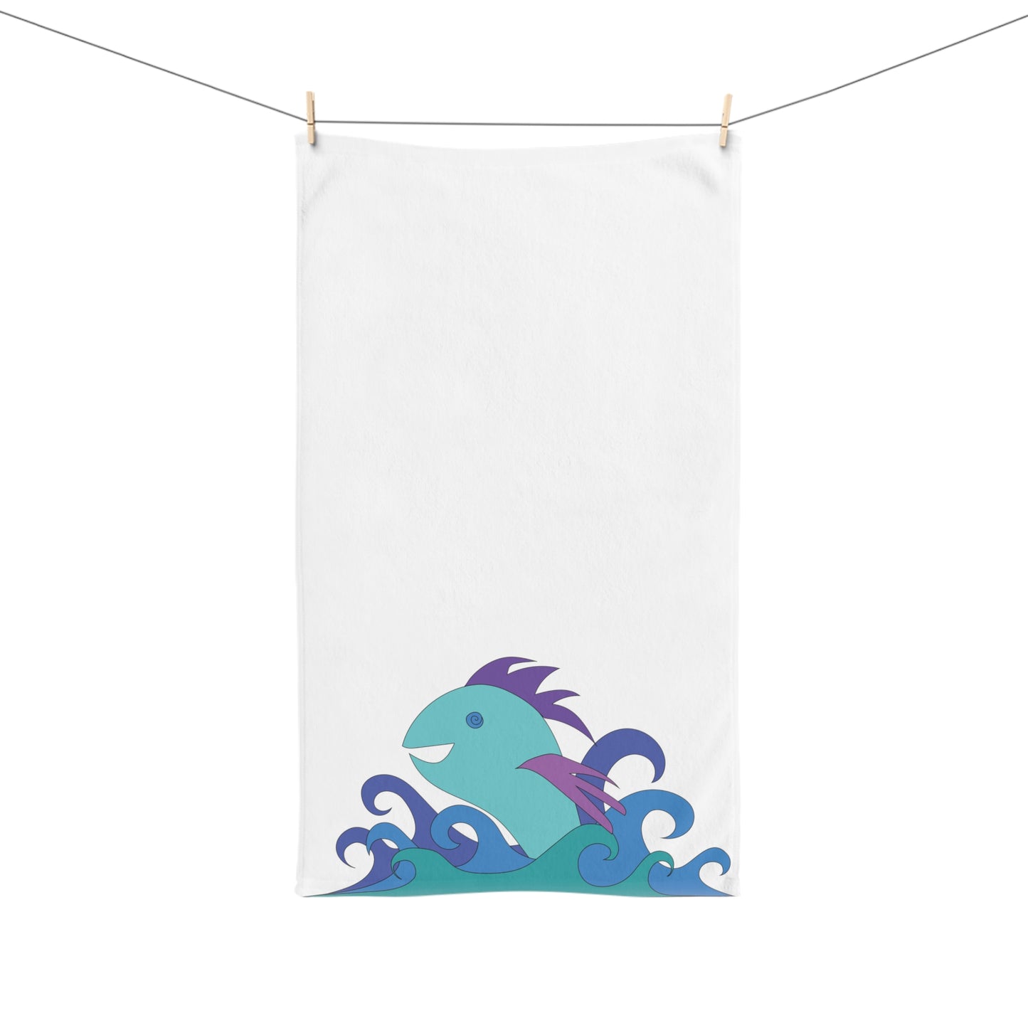 Fish Out of Water Hand Towel
