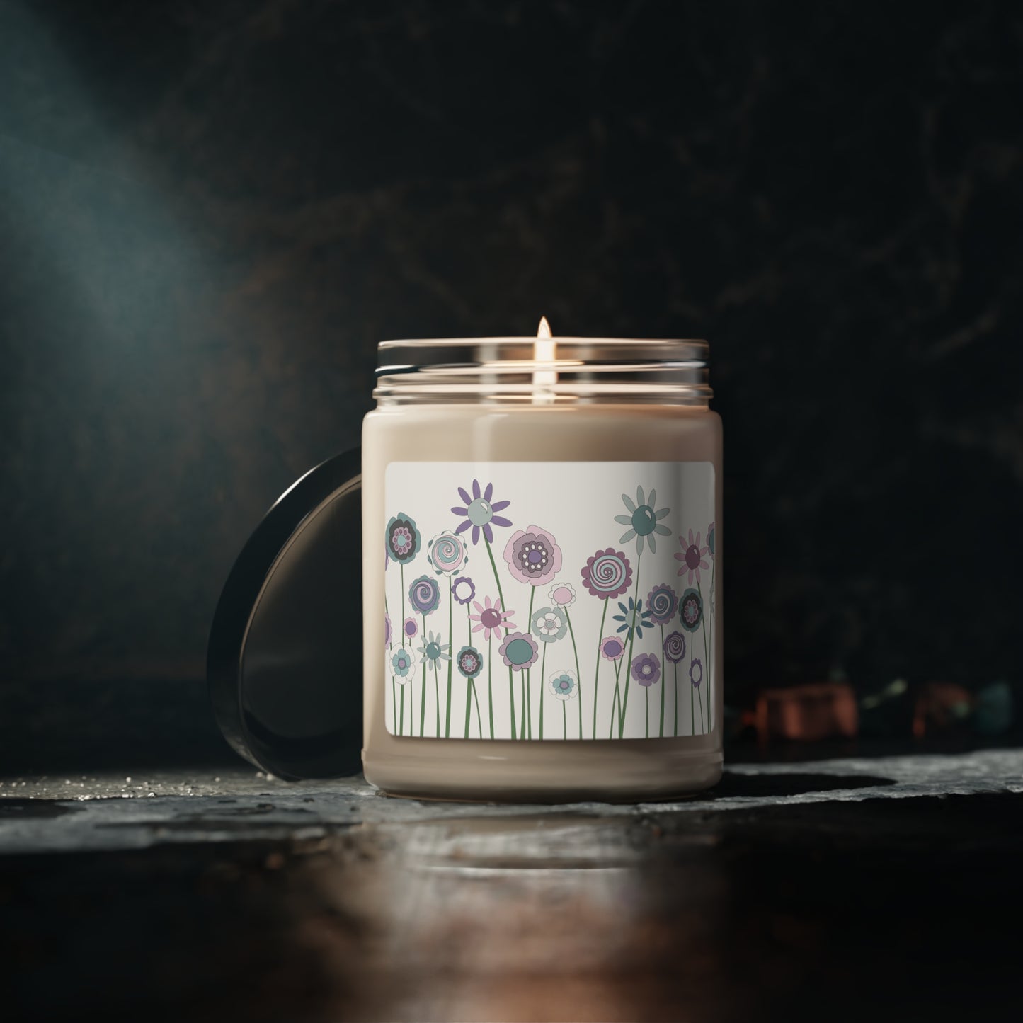 Pastel Posies Soy Candle, 9oz