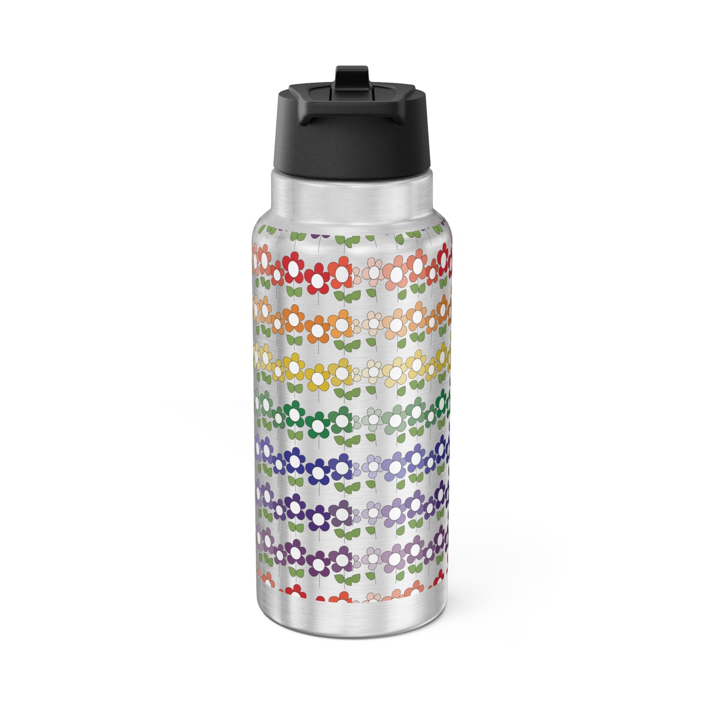 Rainbow of Posies Gator Tumbler, 32oz