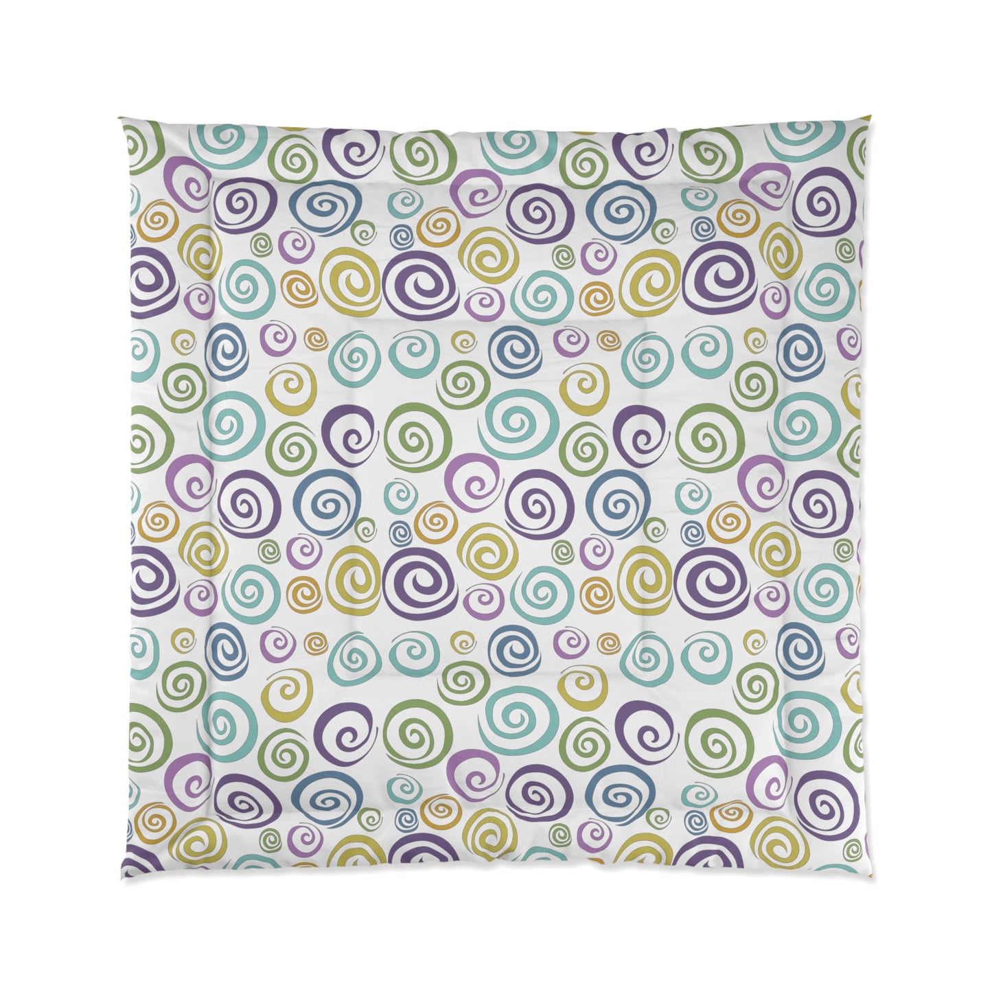 Multi Color Swirls Comforter
