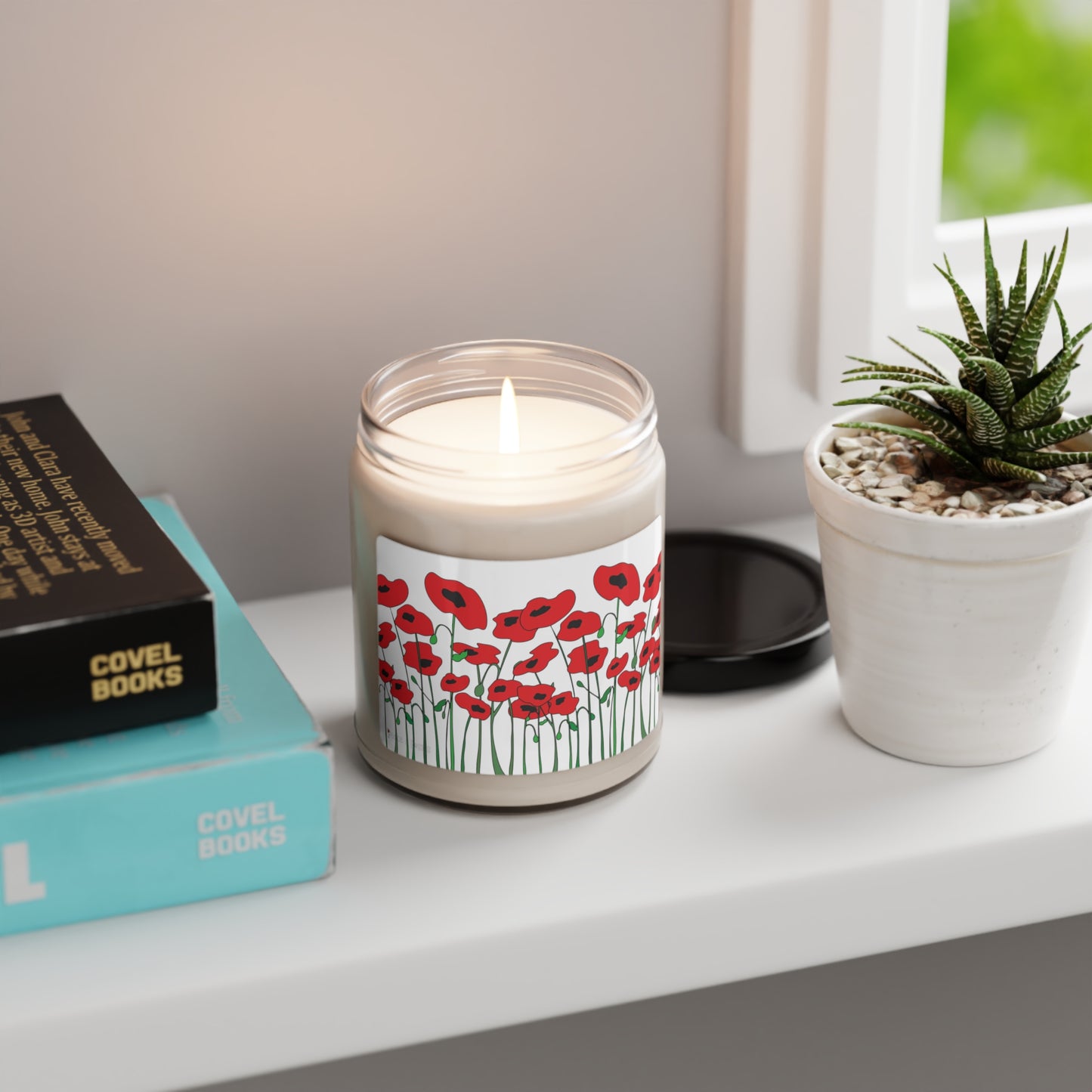 Poppy Fields Forever Soy Candle, 9oz