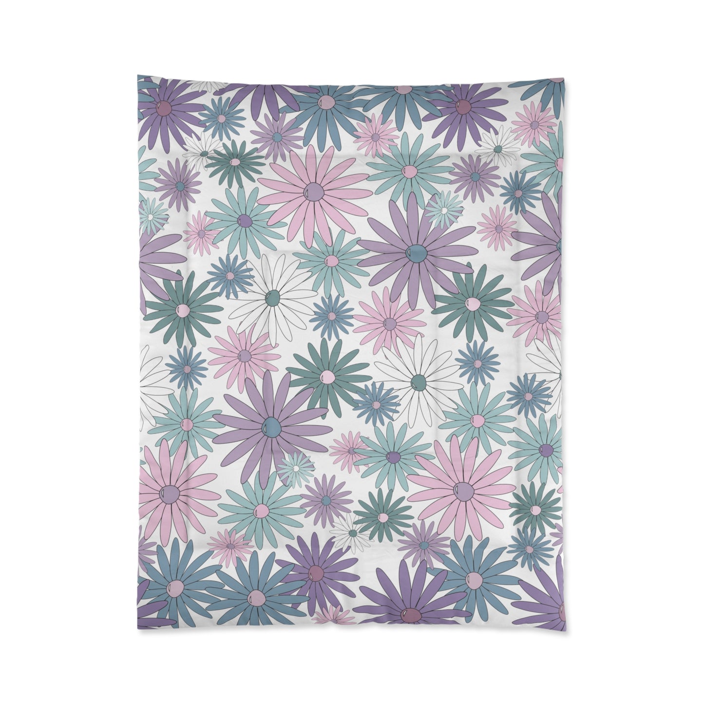 Pastel Daisy's Comforter