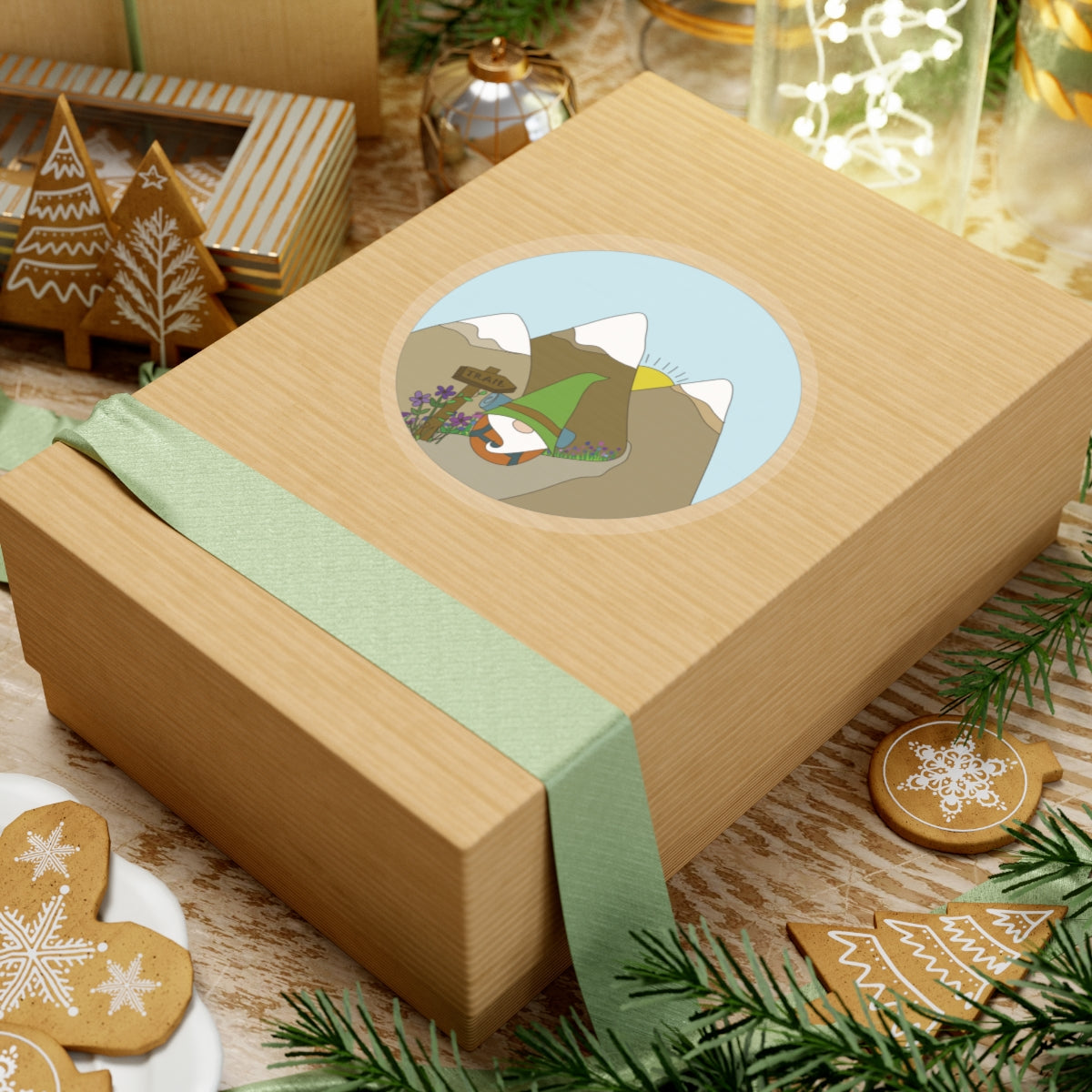 Gnome Take a Hike Sticker