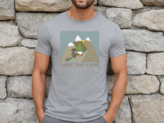 Gnome Take a Hike Softstyle Tee