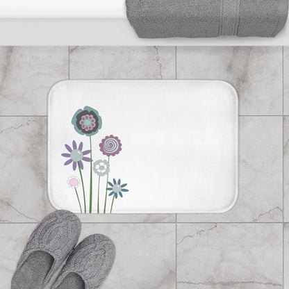 Pastel Posies Bath Mat