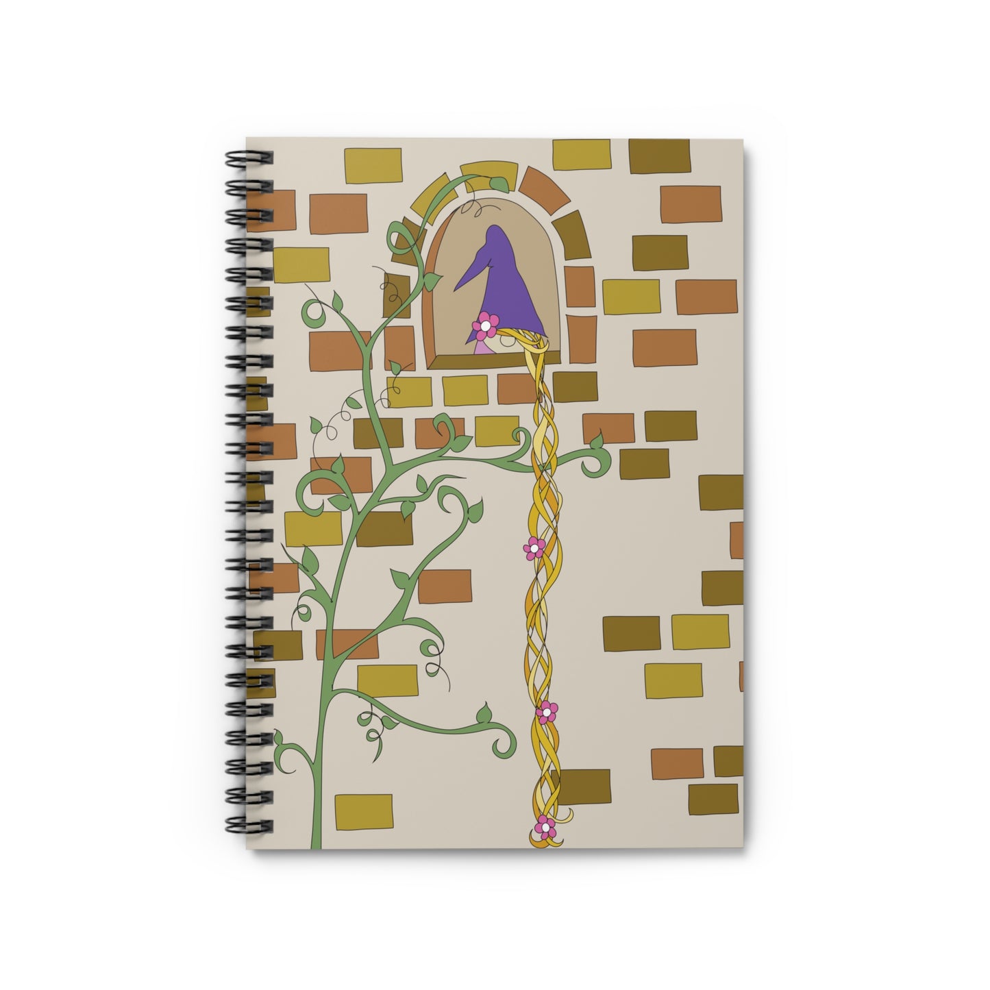 Rapunzel Gnome Spiral Notebook