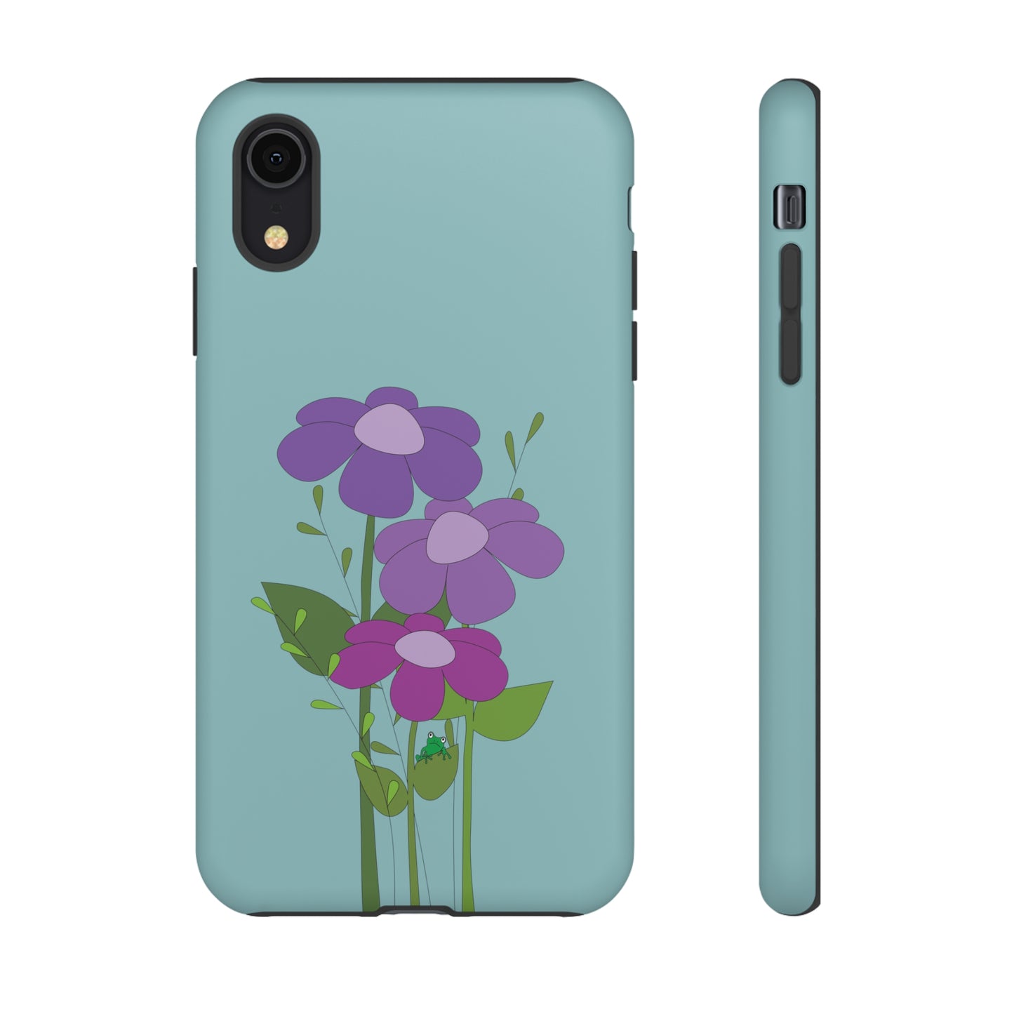 Frog Among Posies Phone Case