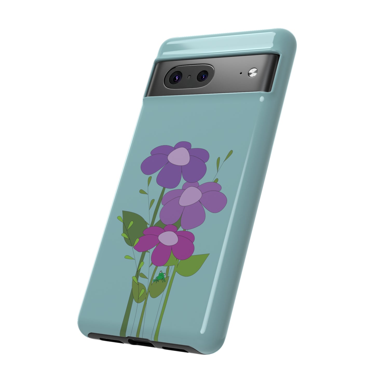 Frog Among Posies Phone Case