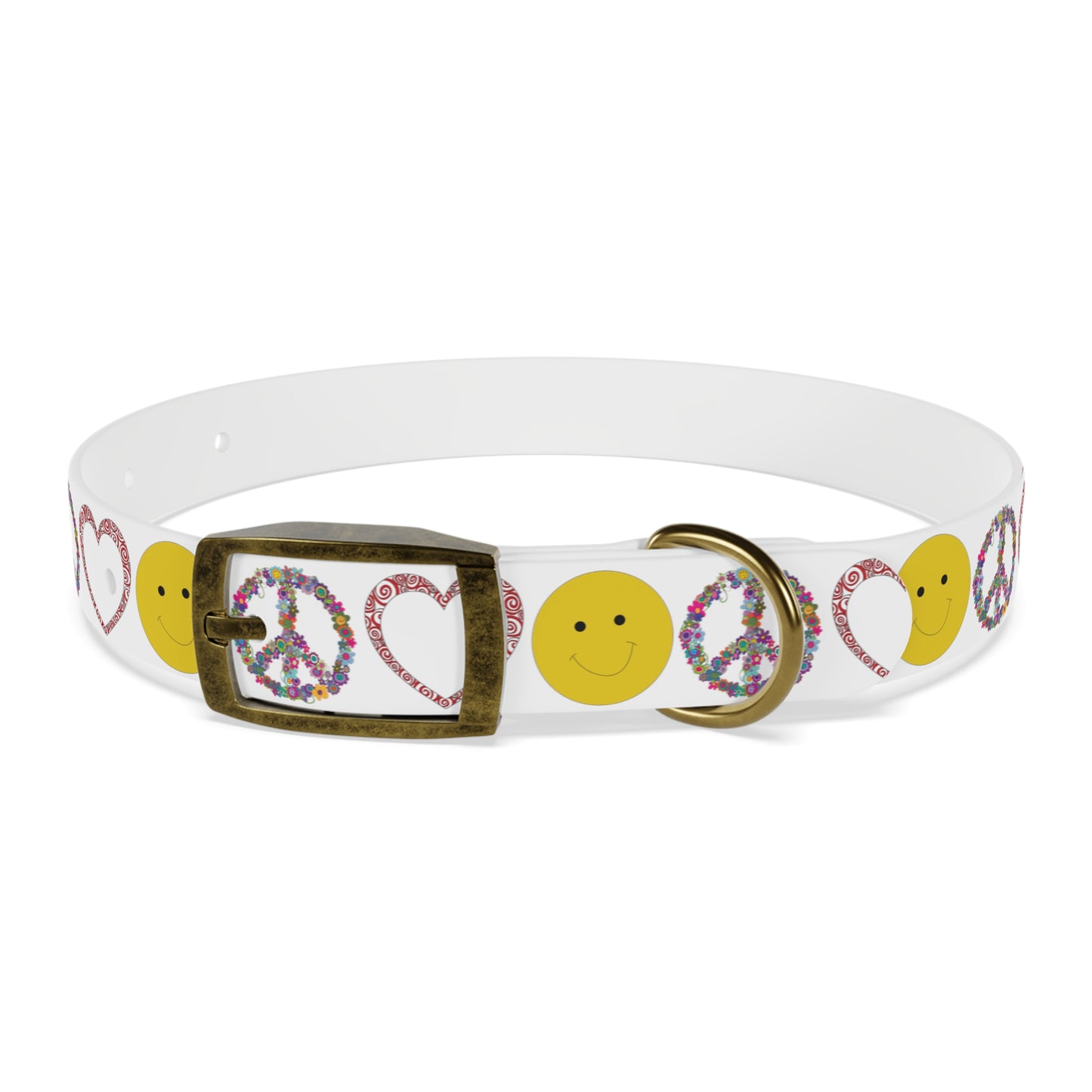 Peace Love & Joy Dog Collar