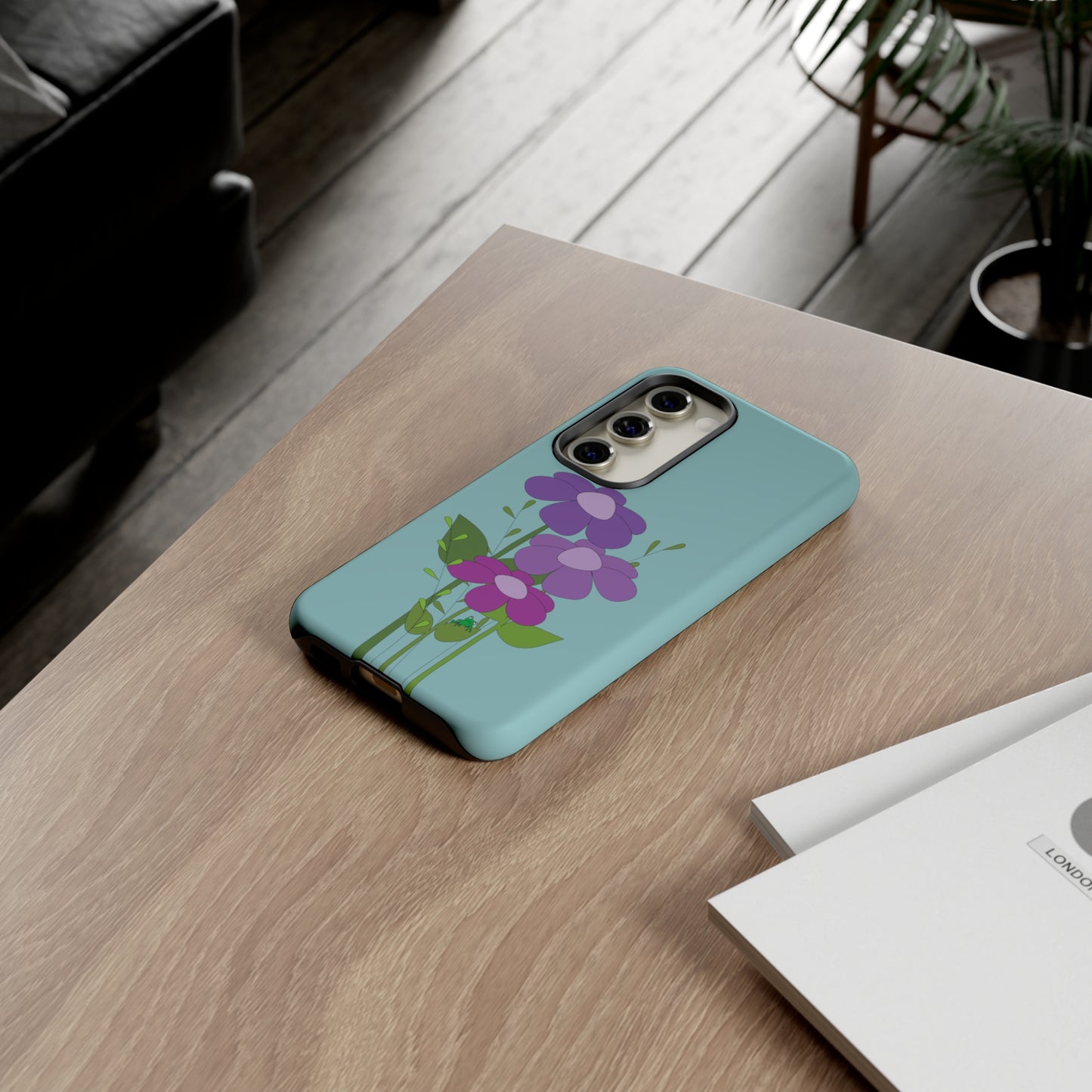 Frog Among Posies Phone Case