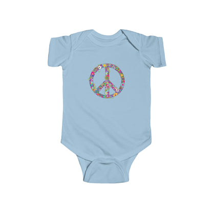 Peaceful Posies Infant Fine Jersey Bodysuit
