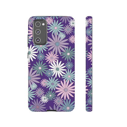 Pastel Daisy's in Purple Phone Case