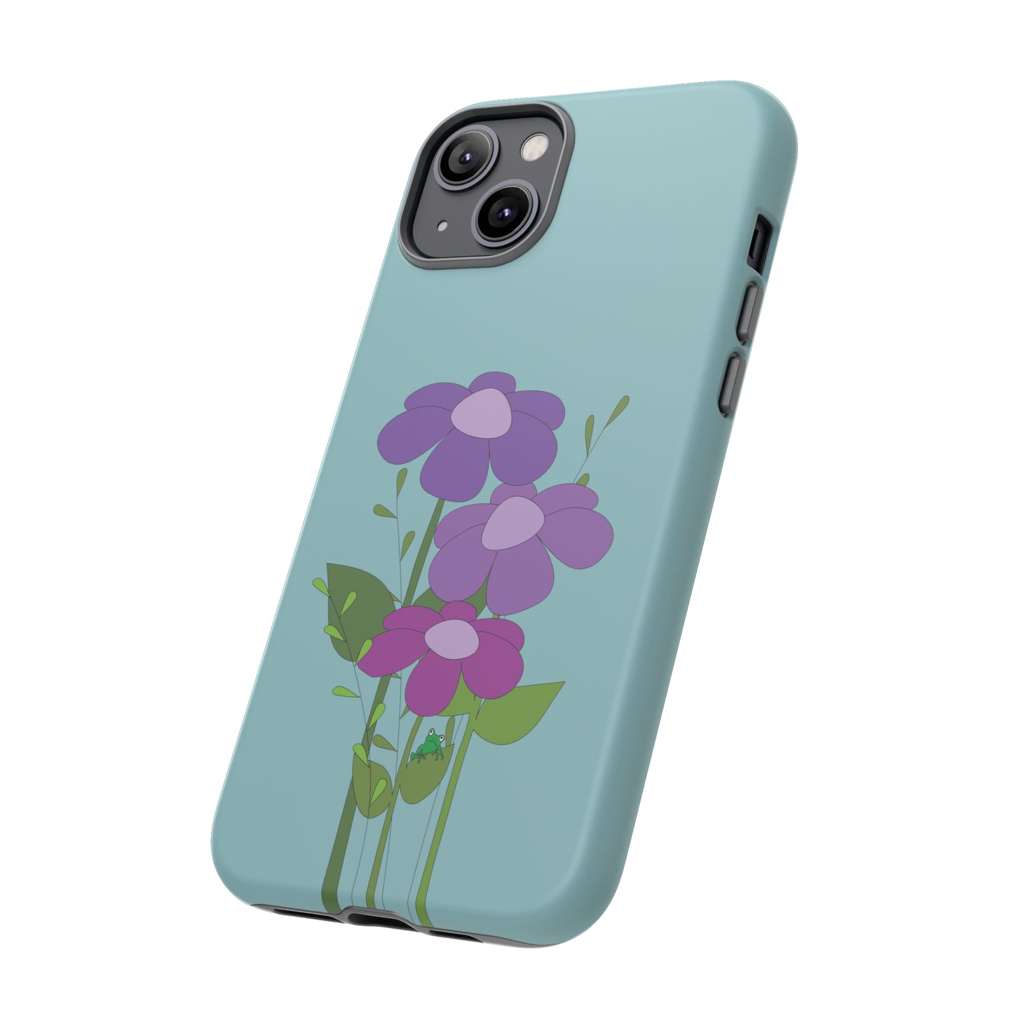 Frog Among Posies Phone Case