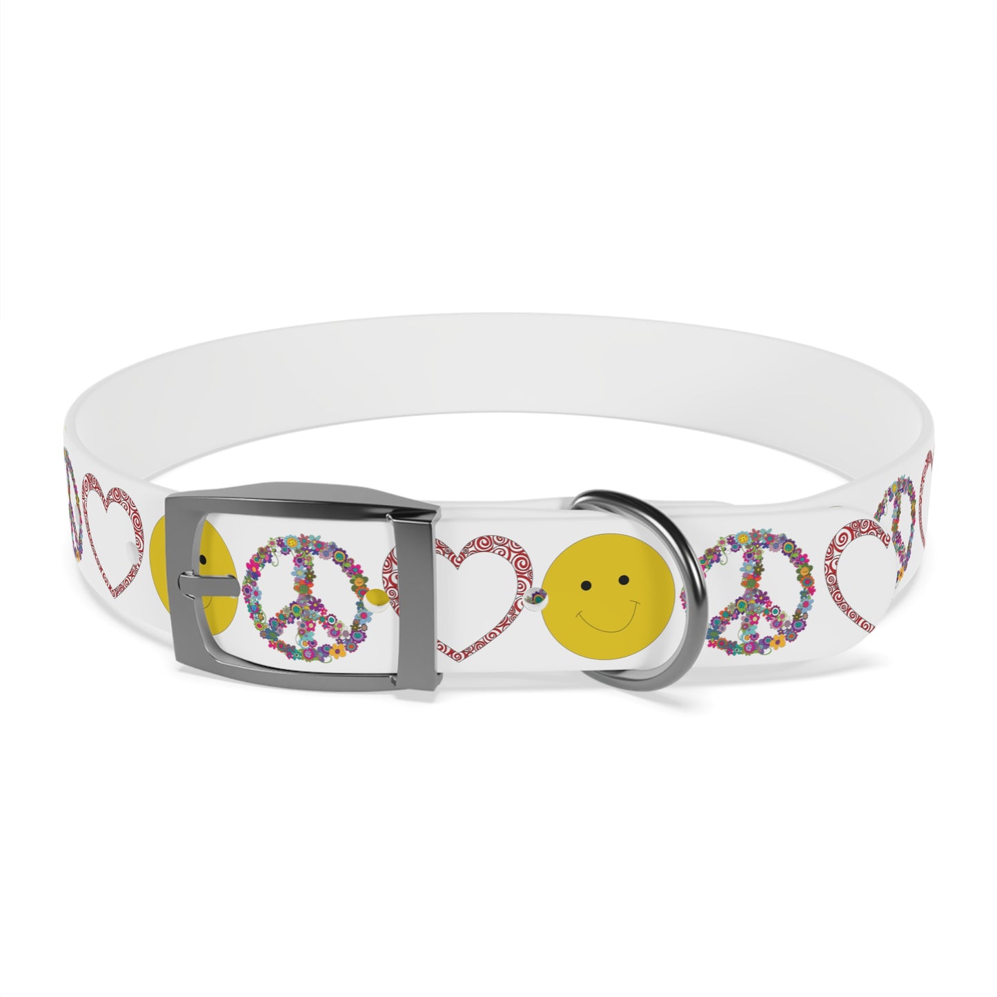 Peace Love & Joy Dog Collar