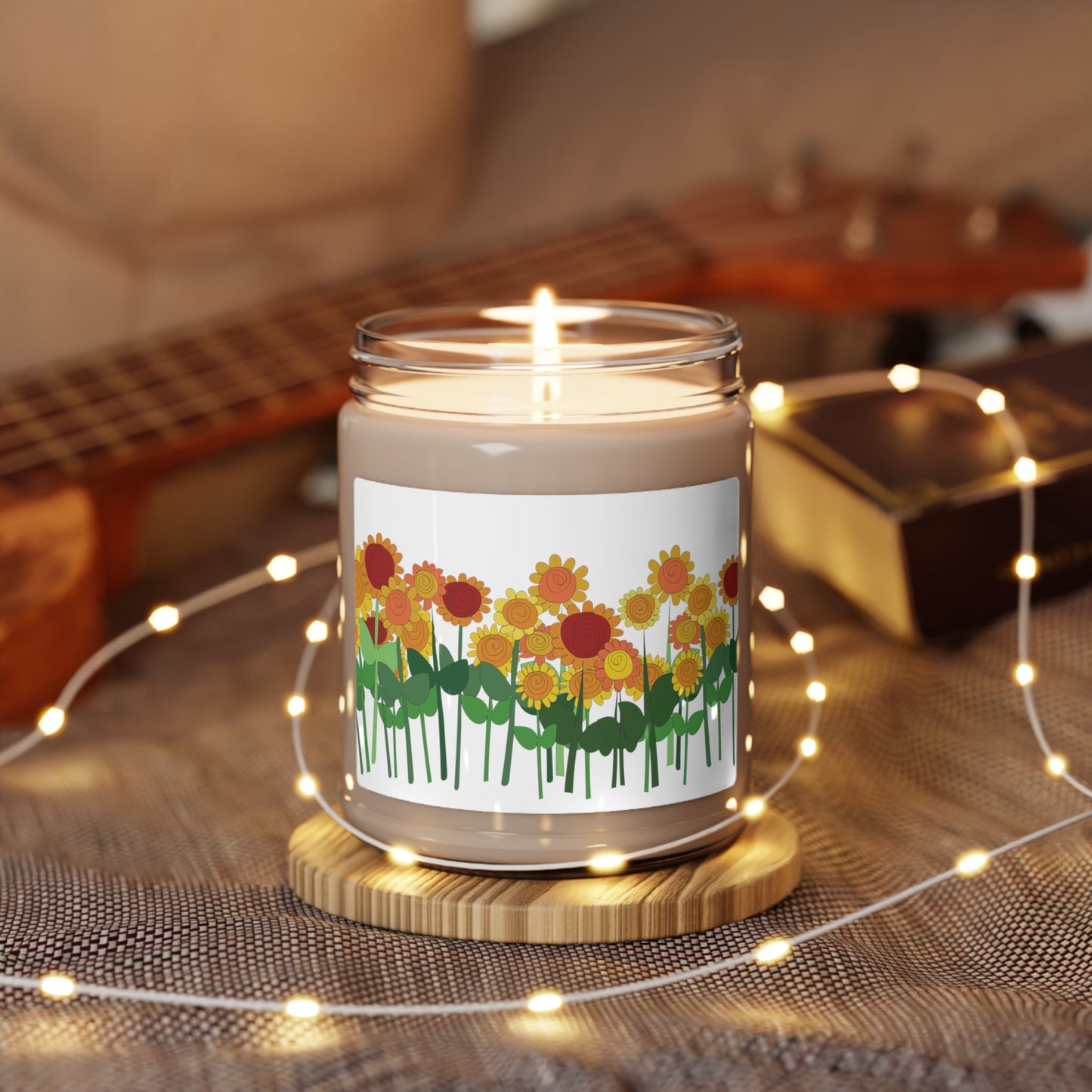 Sunflower Fields Soy Candle, 9oz