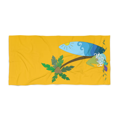 Surfing Gnome Beach Towel