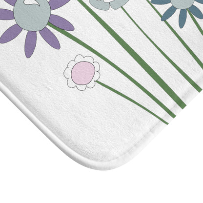 Pastel Posies Bath Mat