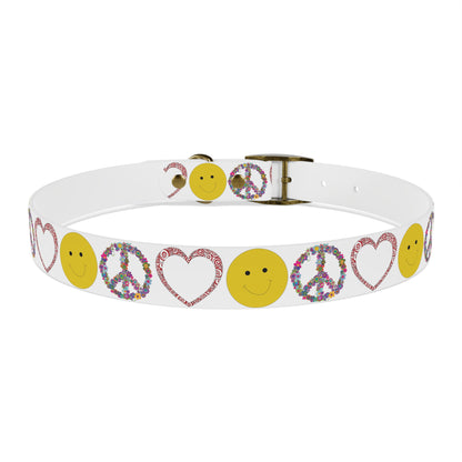 Peace Love & Joy Dog Collar