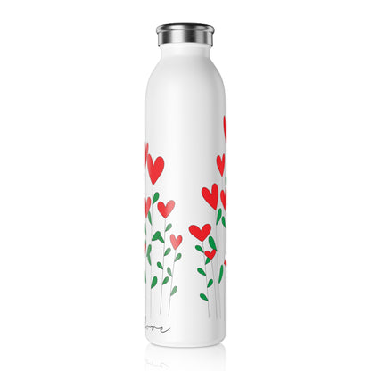 Love Birds Slim Water Bottle