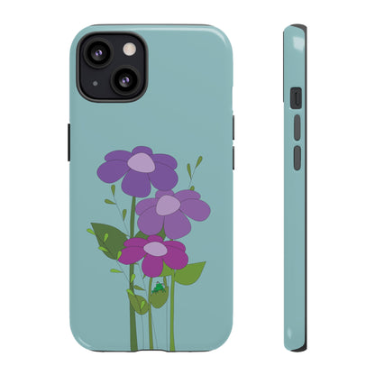 Frog Among Posies Phone Case