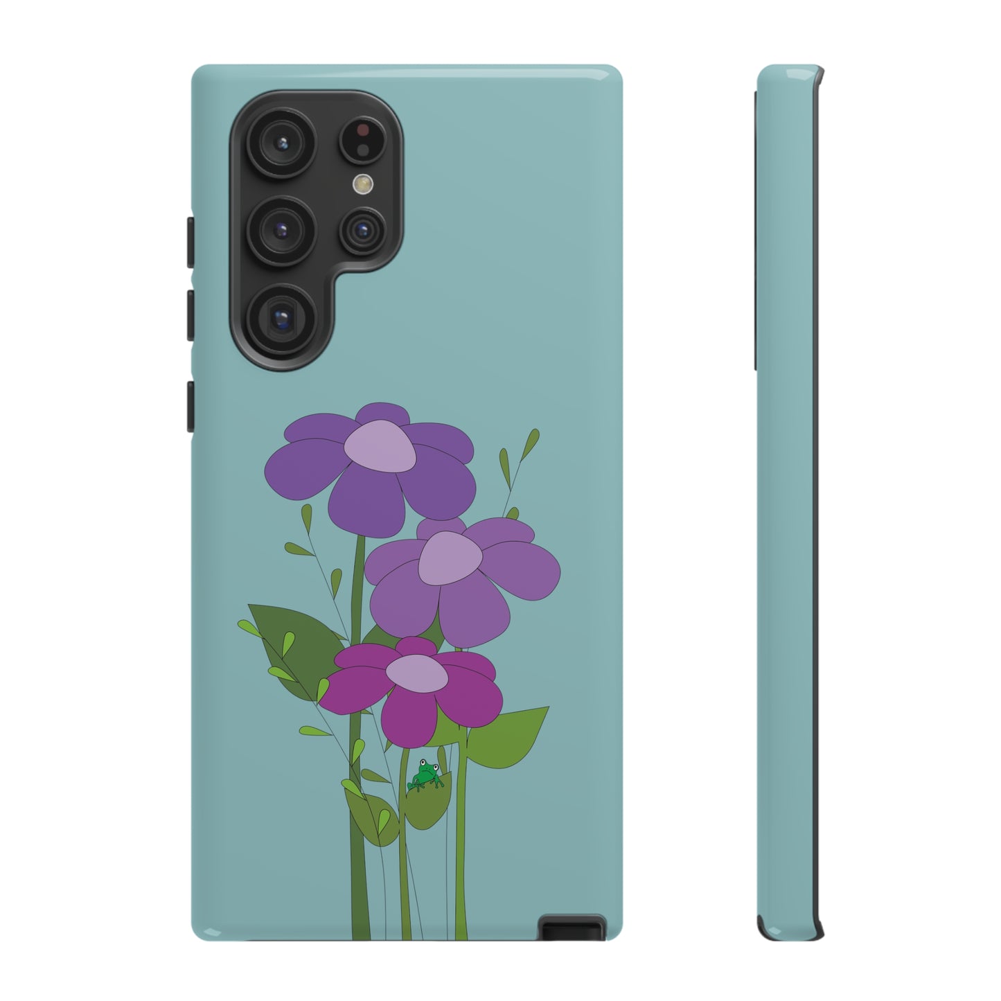 Frog Among Posies Phone Case