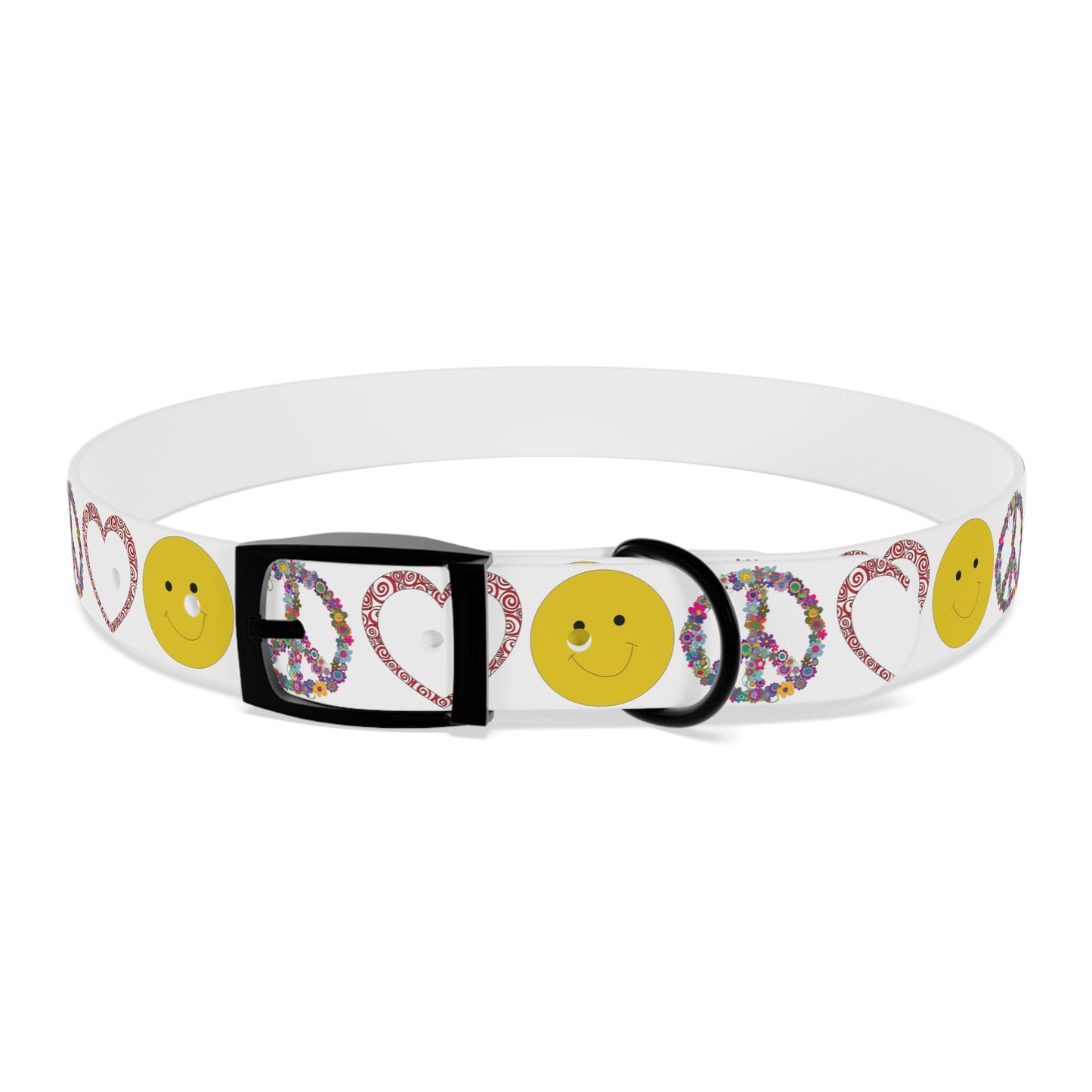 Peace Love & Joy Dog Collar