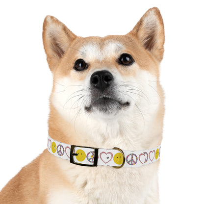 Peace Love & Joy Dog Collar